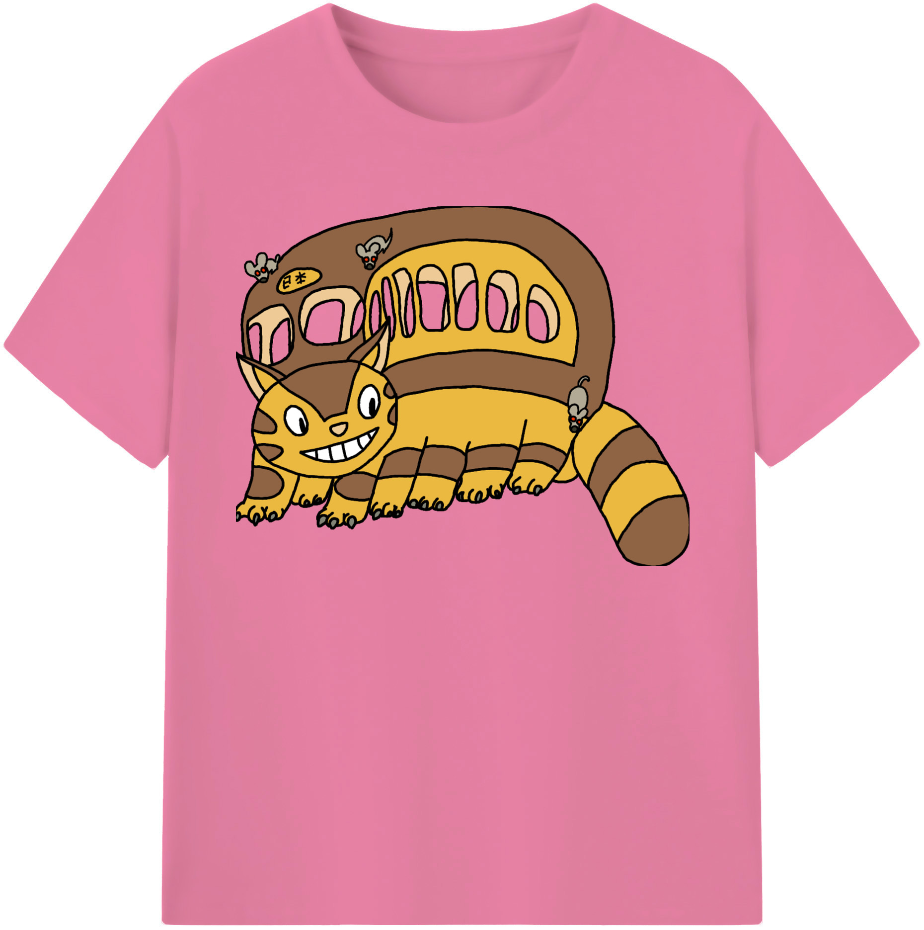 （画像用） となりのトトロ 草壁メイ 草壁サツキ My Neighbor Totoro Satsuki Kusakabe Mei Kusakabe 綿100％半袖Tシャツ（フロントプリント）